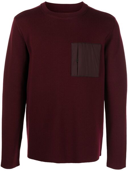  Aztech Mountain Jersey Con Bolsillo De Parche - Rojo 
