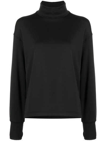  Aztech Mountain Jersey Kristis Con Cuello Alto - Negro 