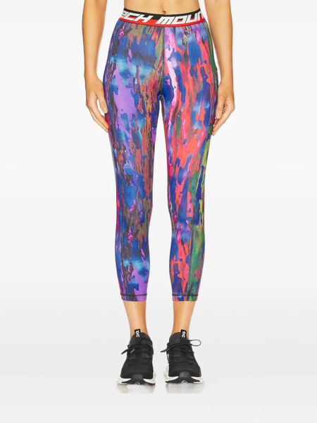  Aztech Mountain Leggins Con Estampado Abstracto - Azul 