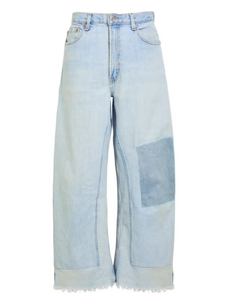  B Sides Vaqueros Deshilachados Con Diseño Patchwork De B Sides X Levi's - Azul 