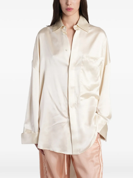  B1archive Camisa Con Espalda Abierta - Neutro 