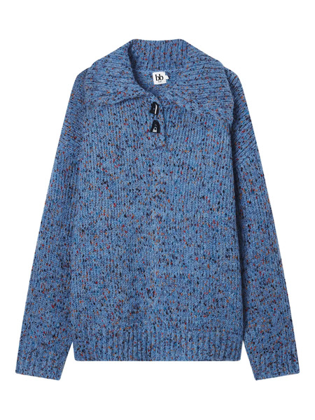  B+ab Jersey Con Cuello Y Botones - Azul 