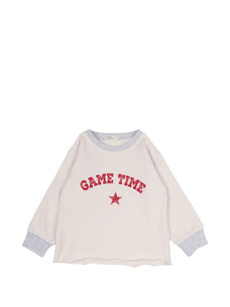  Babe & Tess Sudadera Game Con Logo Estampado - Blanco 