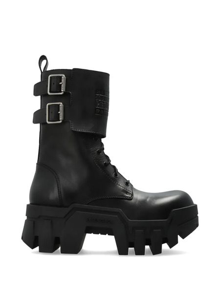  Balenciaga Botines Bulldozer Combat - Negro 