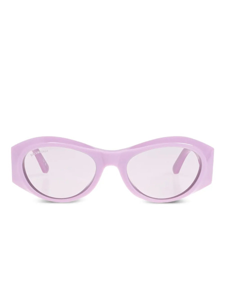  Balenciaga Eyewear Gafas De Sol Con Montura Oval - Morado 