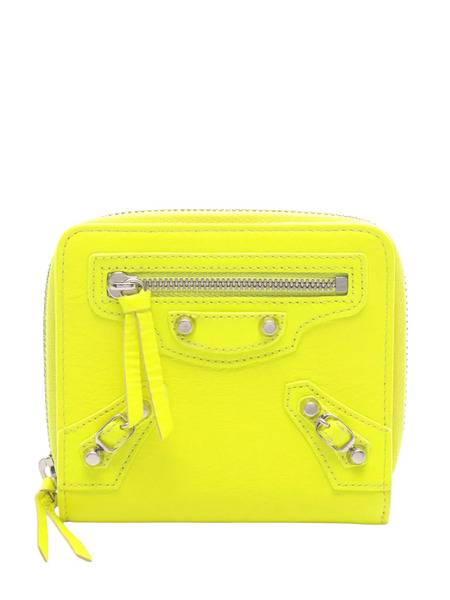 Balenciaga Pre-owned Billetera Billfold Zip Wallet Pequeña 2010-2026 - Amarillo 