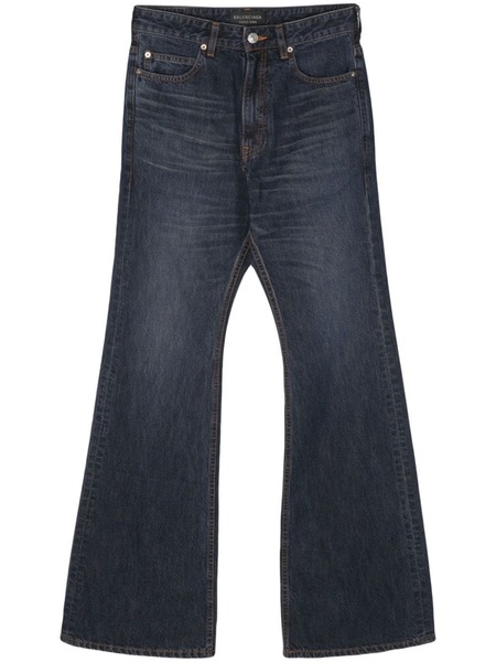  Balenciaga Vaqueros Bootcut De Talle Alto - Azul 