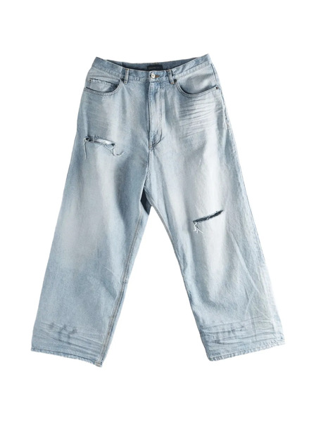  Balenciaga Vaqueros Con Efecto Envejecido - Azul 