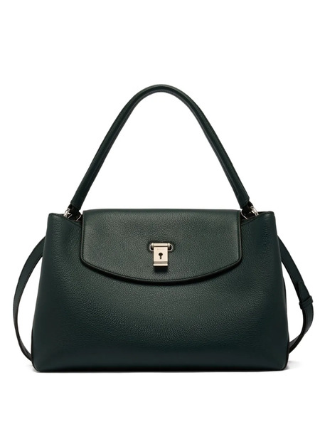  Bally Bolso Shopper Lock Me Granulado - Verde 