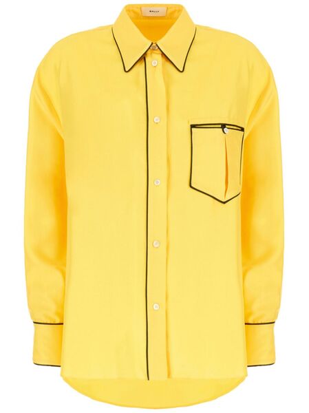  Bally Camisa De Seda - Amarillo 