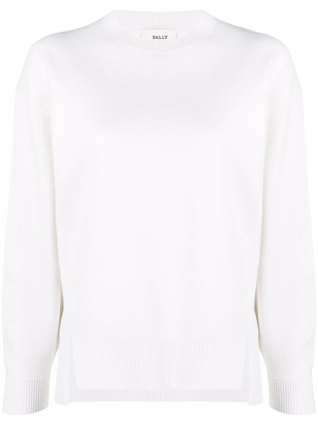  Bally Jersey Con Abertura - Blanco 