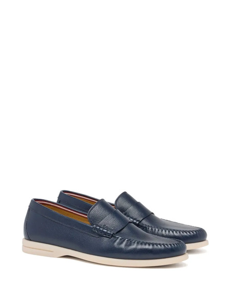  Bally Mocasines De Piel - Azul 