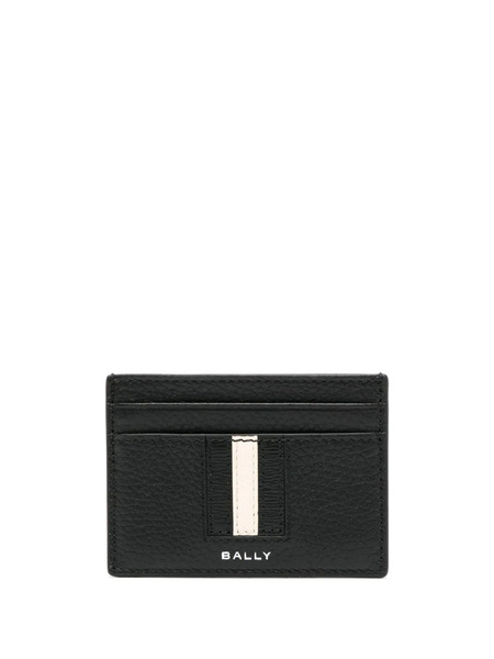  Bally Tarjetero Con Logo Estampado - Negro 