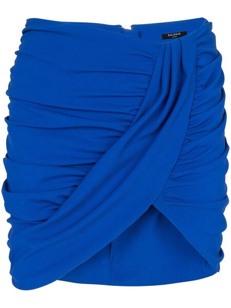  Balmain Bailarinas Con Aplique Del Logo - Azul 