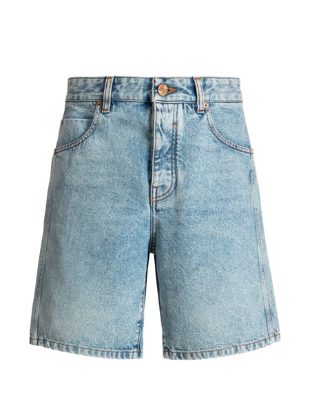  Balmain Bermudas Vaqueras - Azul 
