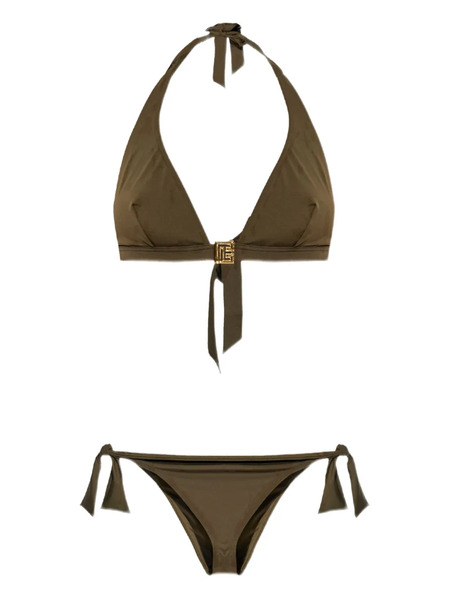  Balmain Bikini Triangular - Verde 