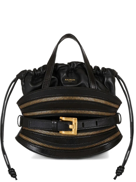  Balmain Bolso Shopper Shuffle Mini - Negro 