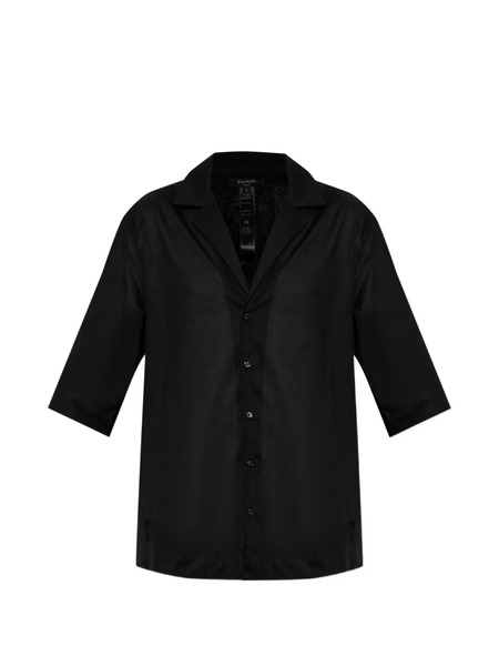  Balmain Camisa Con Botones - Negro 