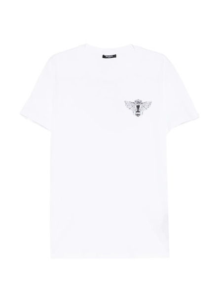  Balmain Camiseta Con Estampado Gráfico - Blanco 