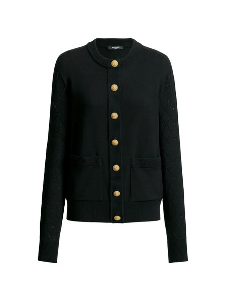  Balmain Cárdigan De Punto - Negro 