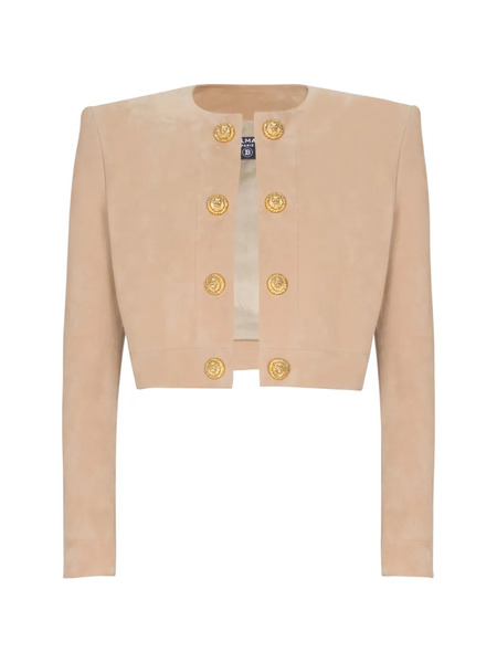  Balmain Chaqueta Corta Con Botones - Neutro 