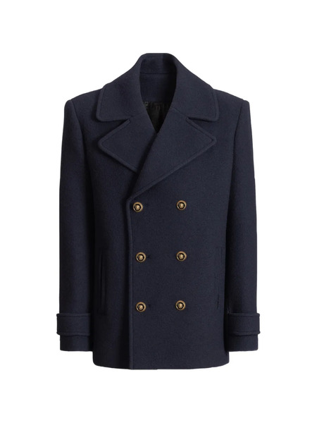  Balmain Chaquetón Liso - Azul 