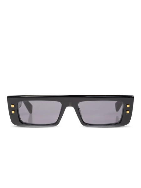  Balmain Eyewear Gafas De Sol Con Montura Rectangular - Negro 