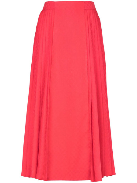  Balmain Falda Midi Mini Monogram - Rosa 