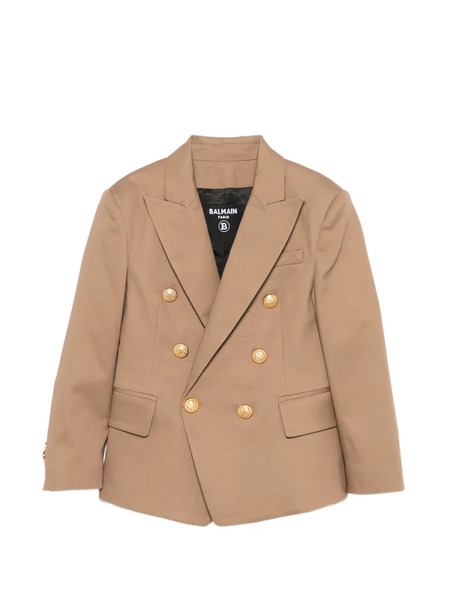  Balmain Kids Blazer Con Botones - Marrón 