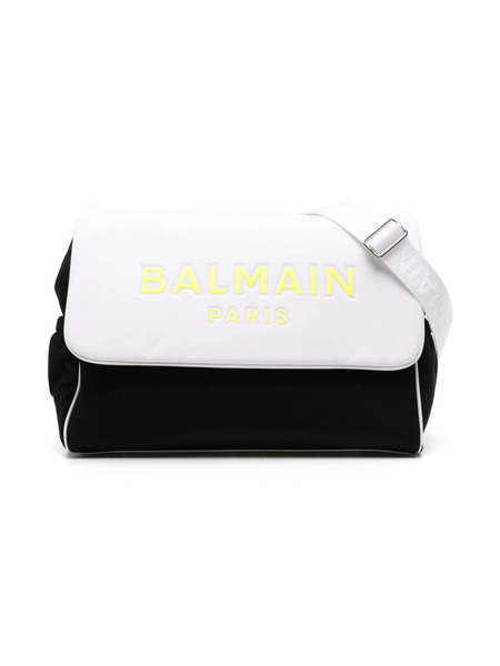  Balmain Kids Bolso Cambiador Con Logo En Relieve - Blanco 