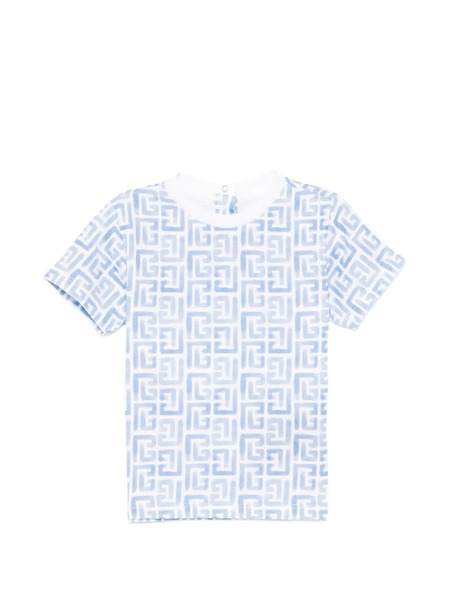  Balmain Kids Camiseta Estampada - Blanco 