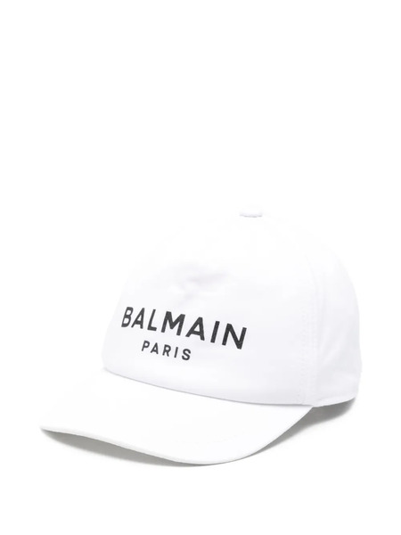  Balmain Kids Gorra Con Logo - Blanco 