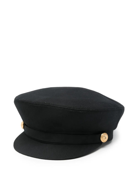  Balmain Kids Gorro Con Botones - Negro 