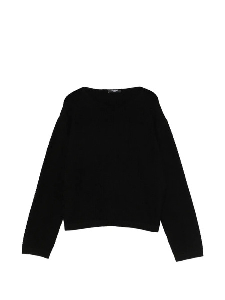  Balmain Kids Jersey De Algodón - Negro 