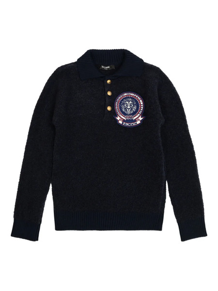  Balmain Kids Polo De Punto - Azul 