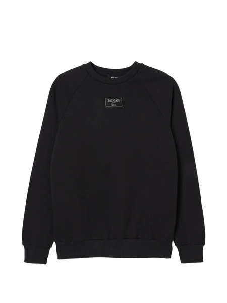  Balmain Kids Sudadera De Algodón - Negro 
