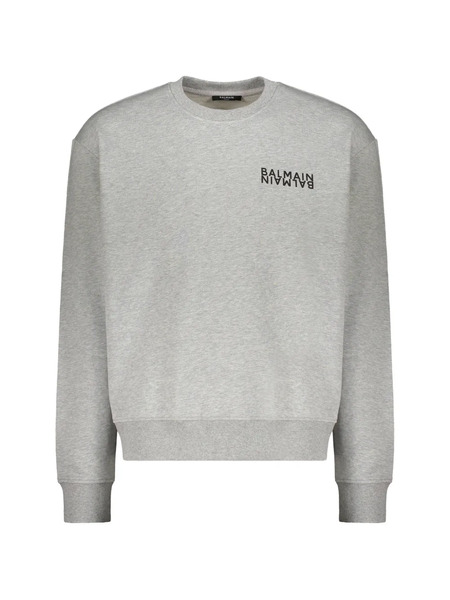  Balmain Sudadera Con Logo - Gris 