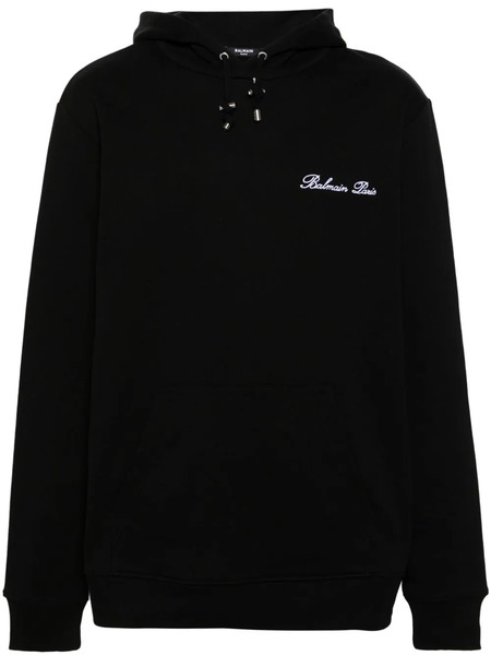  Balmain Sudadera Balmain Signature Con Capucha - Negro 