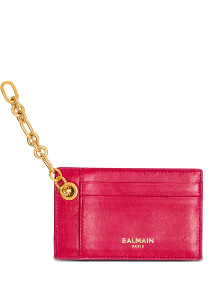  Balmain Tarjetero Pulse De Piel - Rosa 