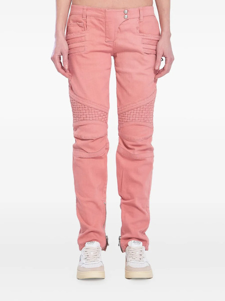  Balmain Vaqueros A Paneles - Rosa 