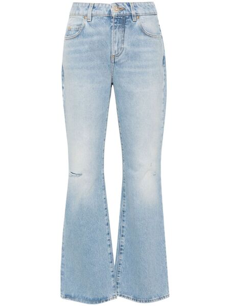  Balmain Vaqueros Acampanados De Talle Medio - Azul 