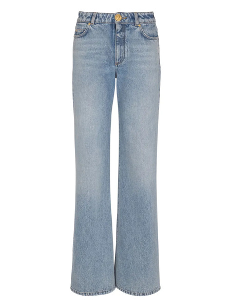  Balmain Vaqueros Con Efecto Lavado - Azul 