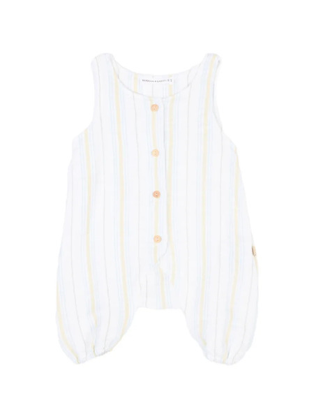  Bamboom Pelele A Rayas - Blanco 