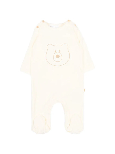  Bamboom Pelele Con Oso Estampado - Neutro 