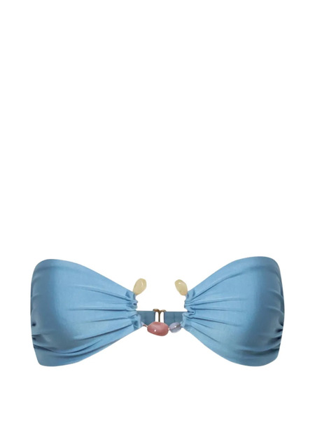  Baobab Nala Ring-detail Bikini Top - Azul 