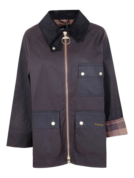  Barbour Abrigo Luella De Algodón - Morado 