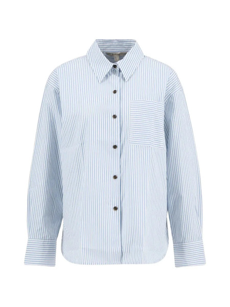  Barbour Camisa Polly A Rayas - Azul 