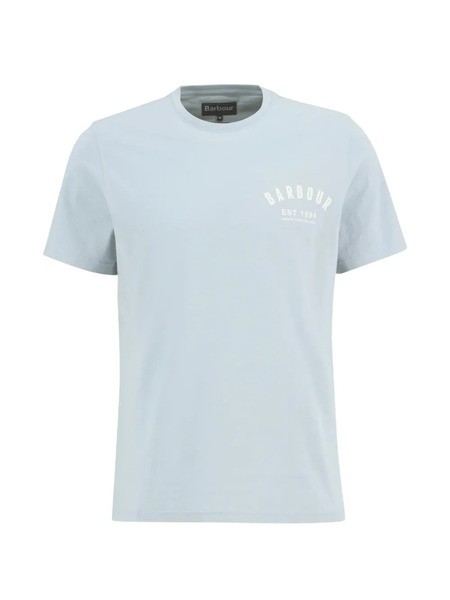  Barbour Camiseta Preppy Con Logo Estampado - Azul 