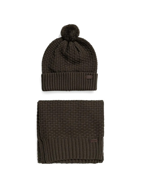  Barbour Gorro Con Pompón - Verde 