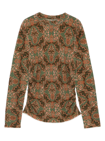  Barbour Jersey Luana De Barbour X Farm Rio - Verde 